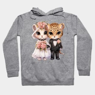 Jaguar Couple Gets Married Hoodie